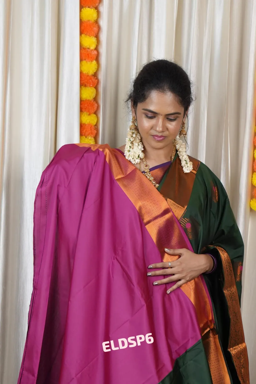 Soft silk saree shade 3🥰