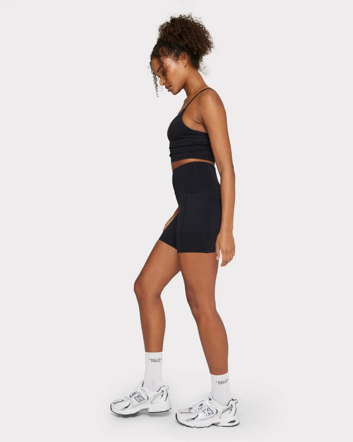 Soft   Stretch High-Rise Cycling Shorts