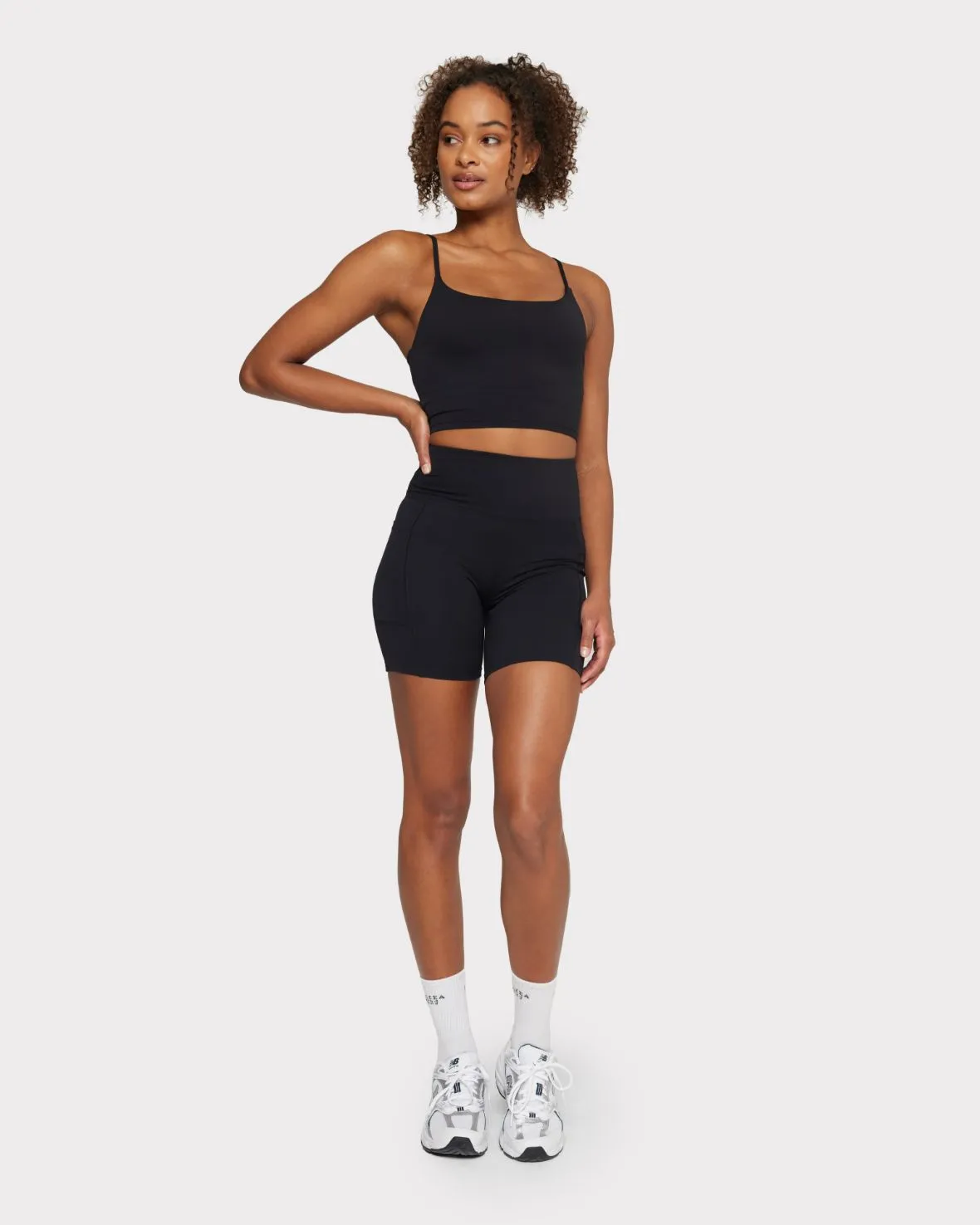 Soft   Stretch High-Rise Cycling Shorts