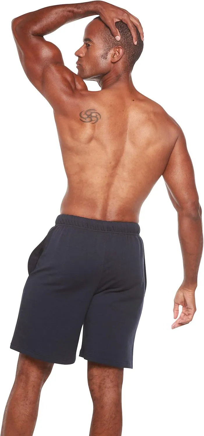 Spun Bamboo Men's Bamboo Viscose Soft Fleece Lounge Shorts