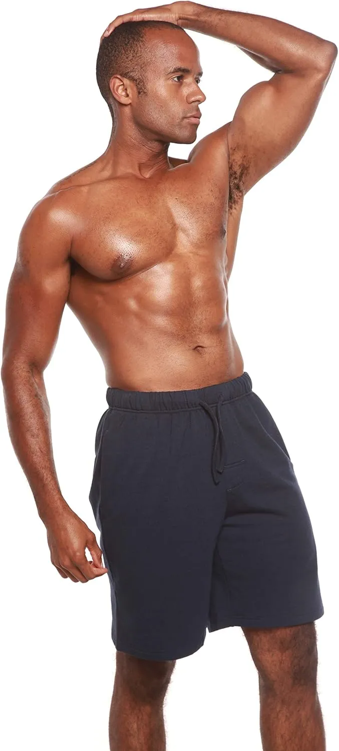 Spun Bamboo Men's Bamboo Viscose Soft Fleece Lounge Shorts