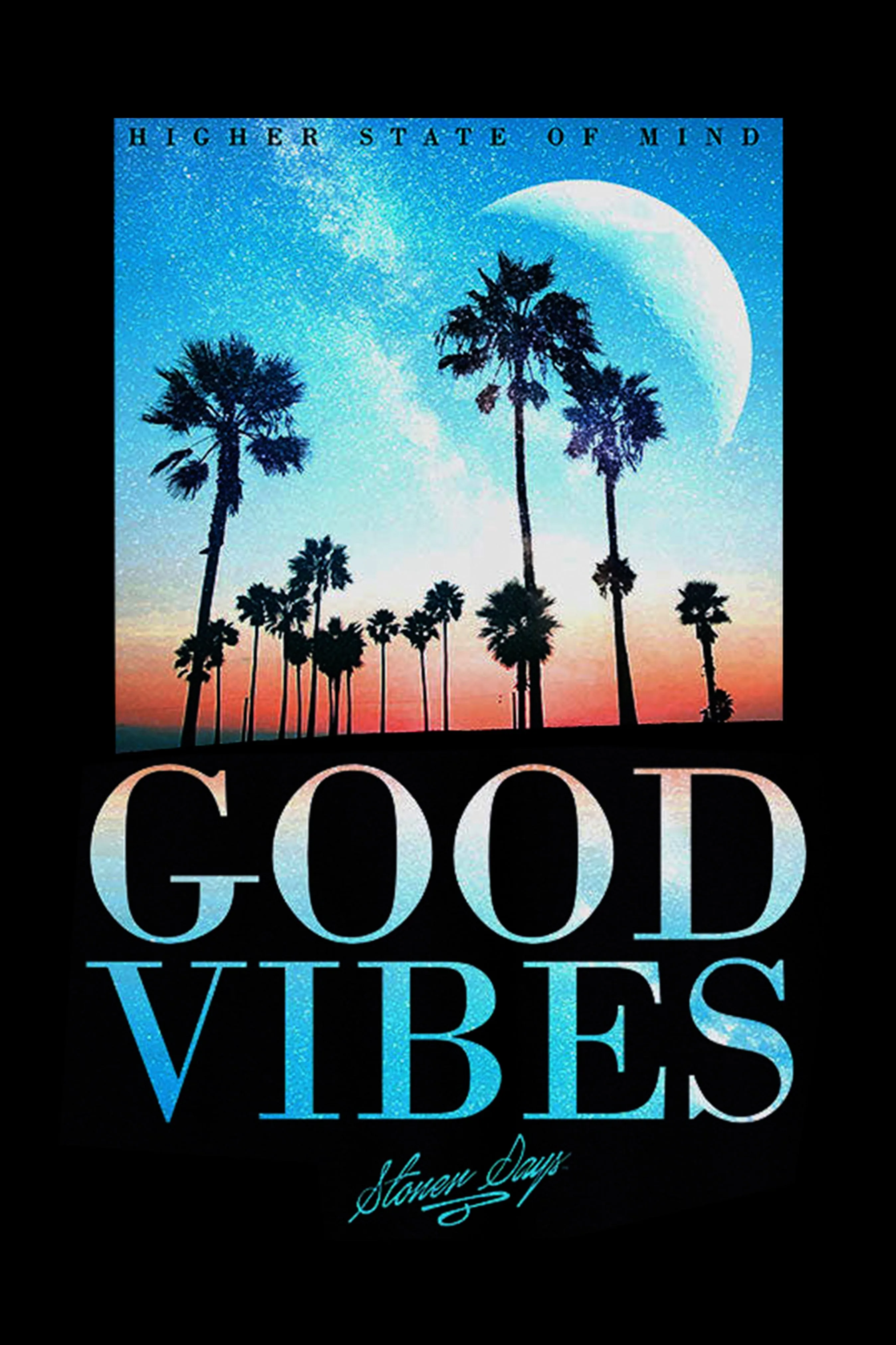 StonerDays Good Vibes Throwback Racerback Tank Top
