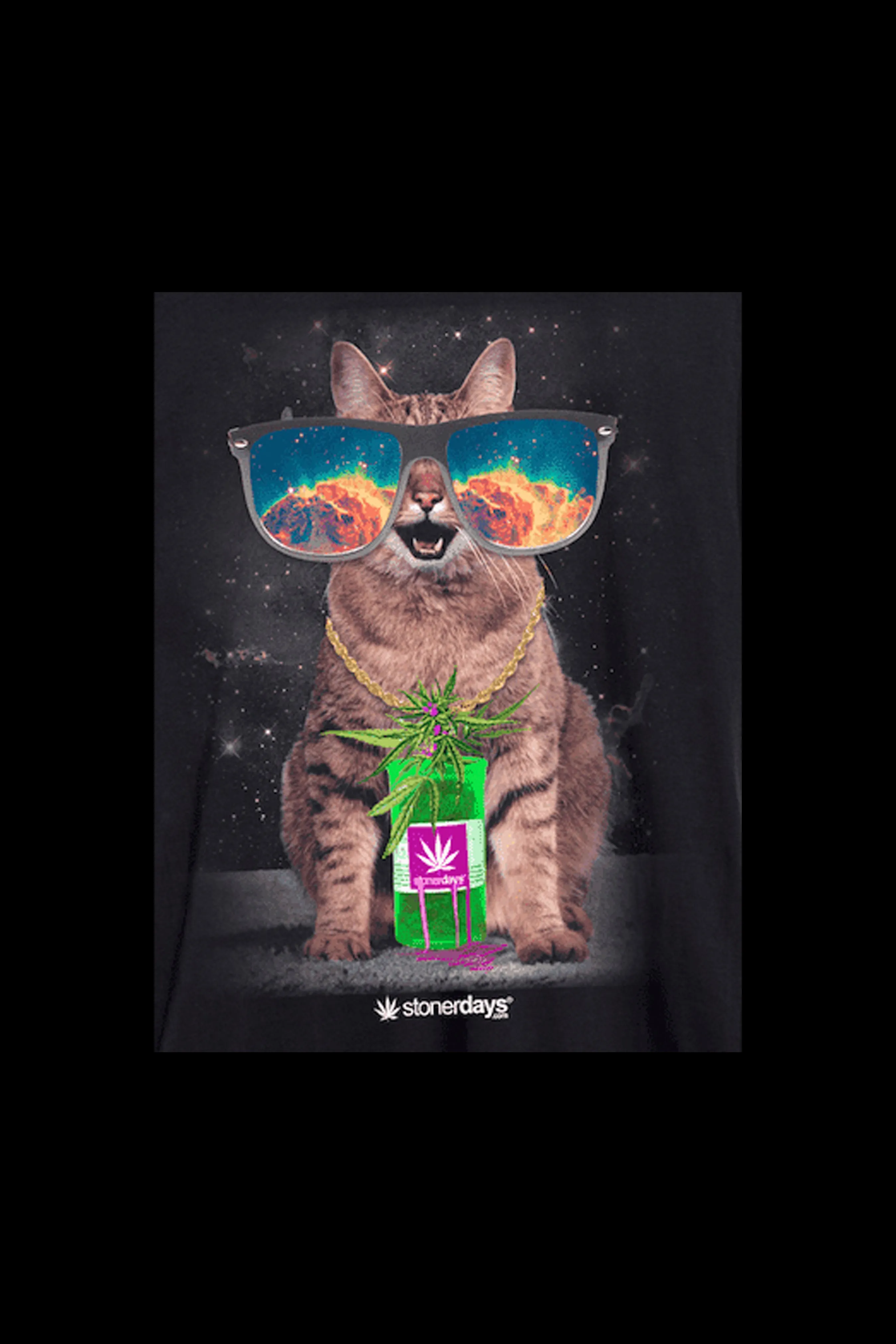 StonerDays Trippy Kitty Tank Top