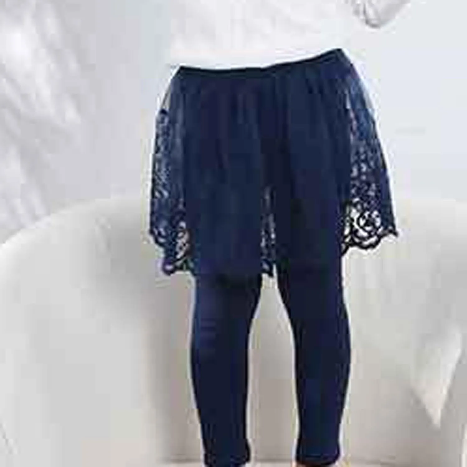Toddler Girls Leggings with Tutu Ruffle Sequins Star Skirt, Footless Pantskirt Baby Leggings Tulle Skirted Pants Clothes