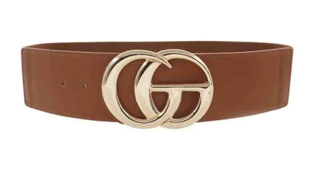 Trendy Fashion Plus Belt - BLK & COGNAC
