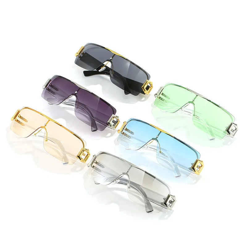 Wholesale D-shaped Stylish 3D Y2K Sunglasses