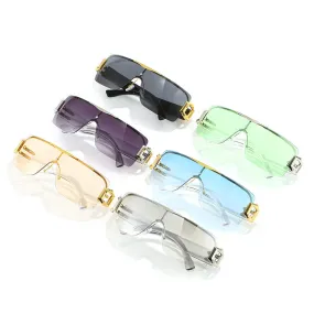 Wholesale D-shaped Stylish 3D Y2K Sunglasses