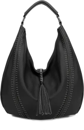 Women Hobo Bags Oversized Leather Handbags PU Crossbody Shoulder Totes Winter Stylish Purses