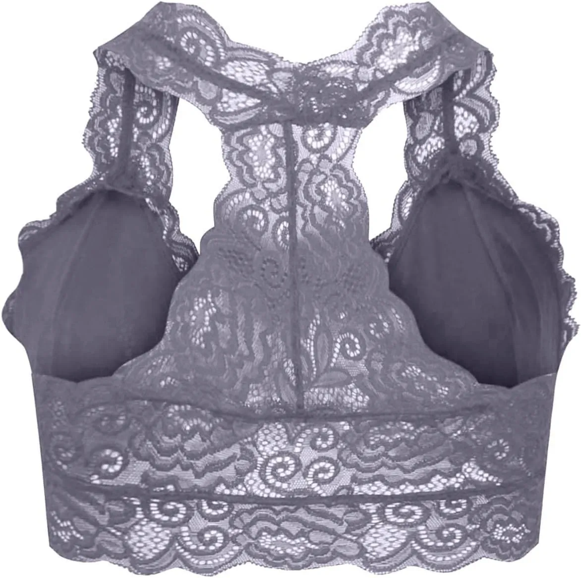 Womens Lace Bralette, Sexy Wireless Comfortable Full Coverage Lingerie Bra Wirefree Bralettes Tshirt Brassiere