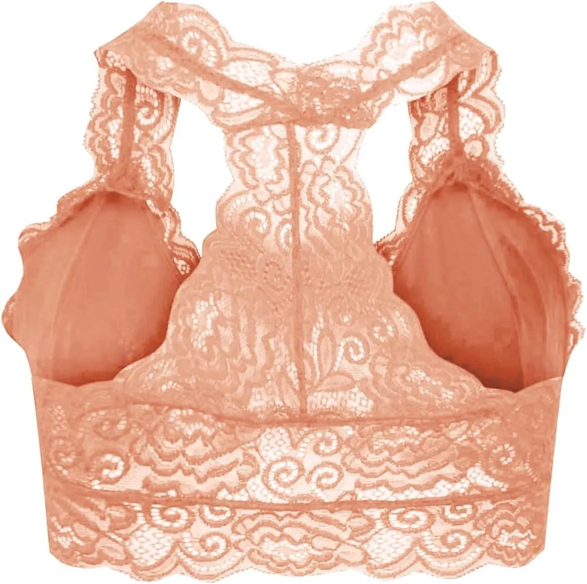 Womens Lace Bralette, Sexy Wireless Comfortable Full Coverage Lingerie Bra Wirefree Bralettes Tshirt Brassiere