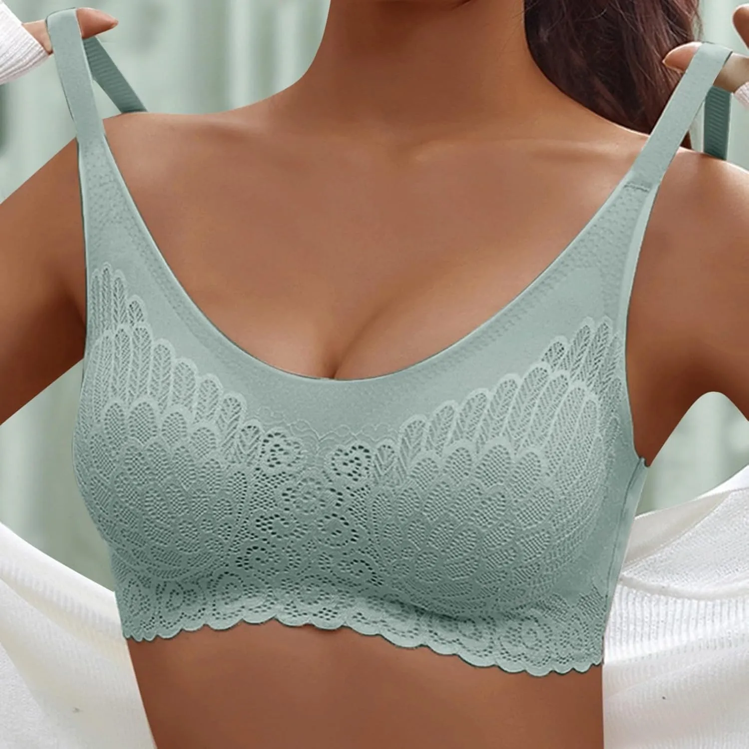 Women's Wireless Full-Coverage Bras Everyday Comfort Padded Fitness Yoga Comfortable Bras Bralettes
